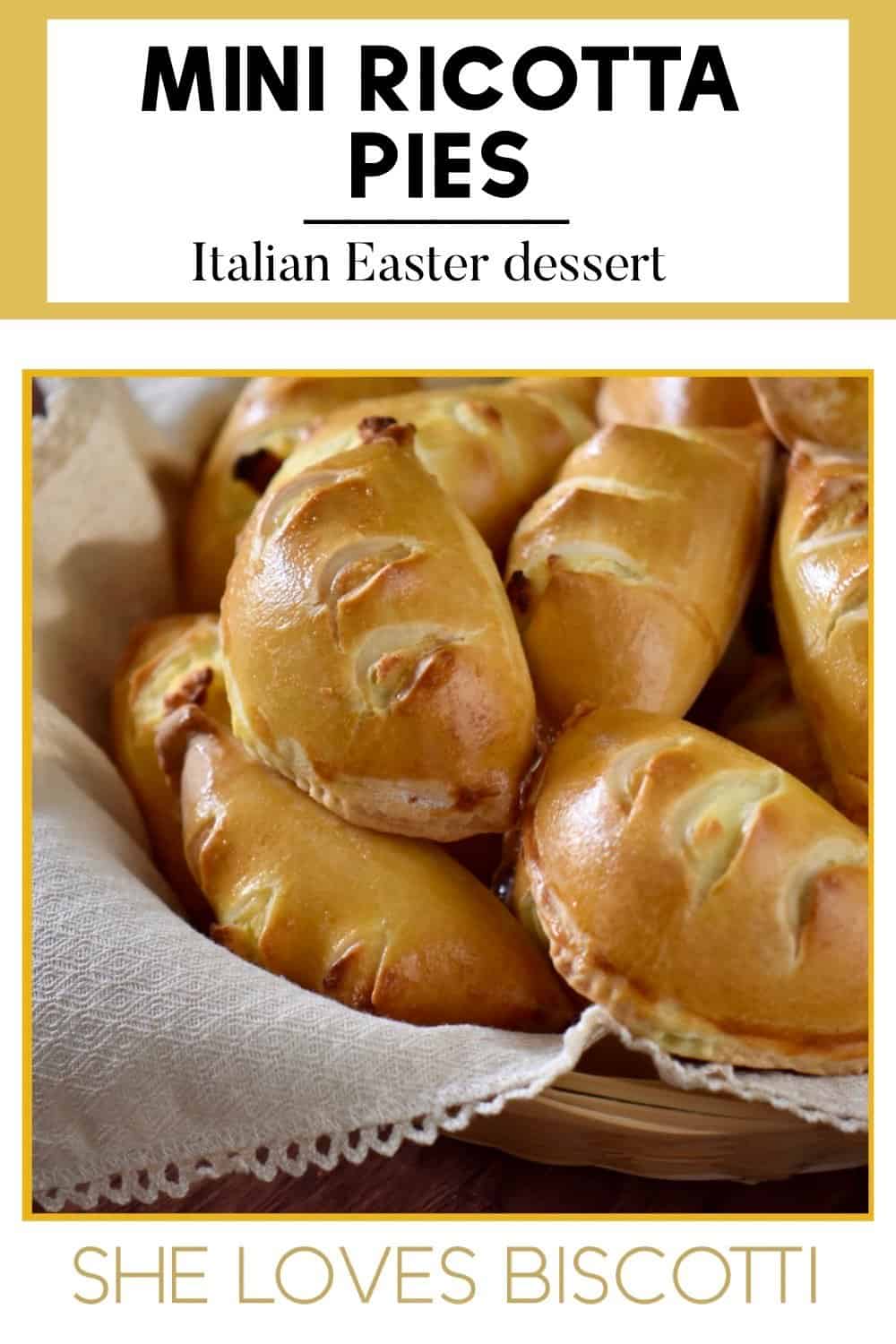 Authentic Italian Mini Ricotta Easter Pies Recipe - She Loves Biscotti