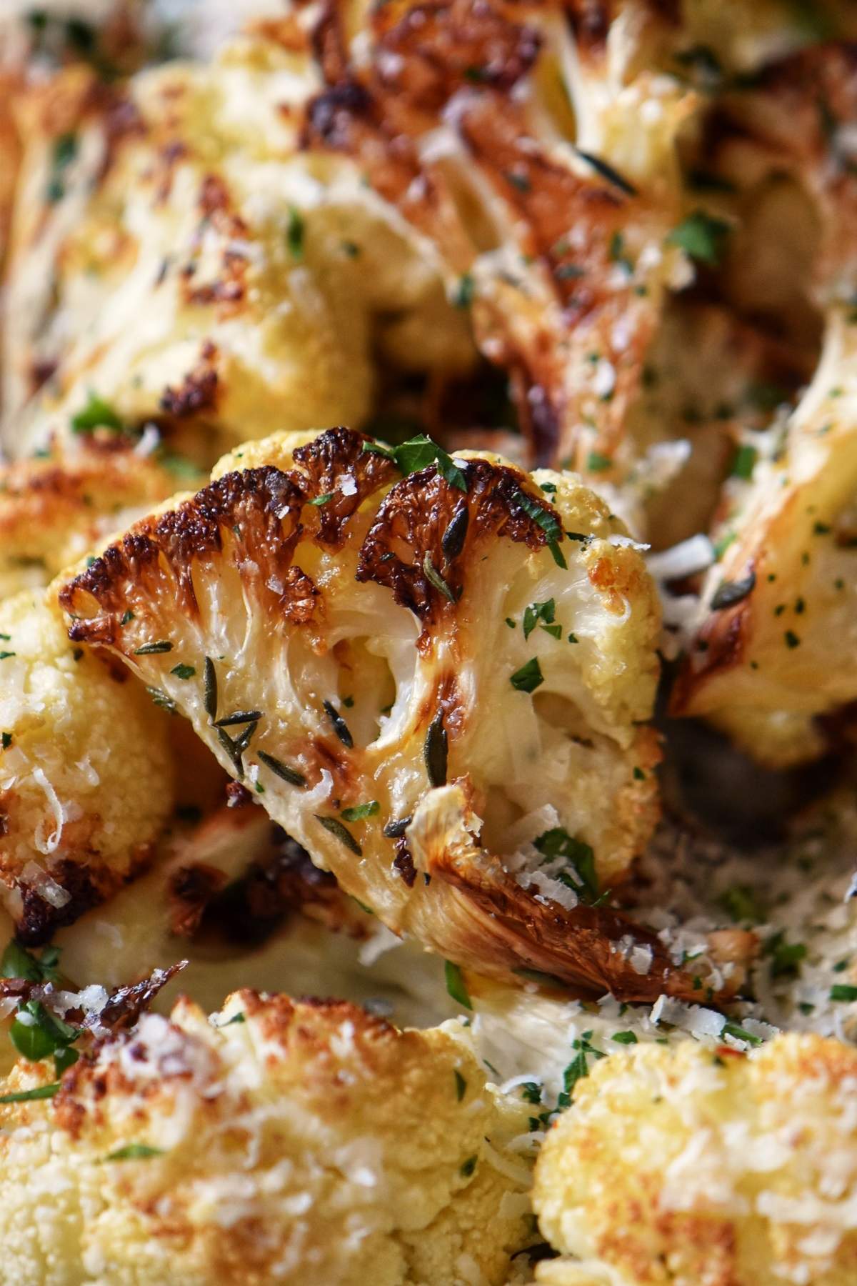 Parmesan Roasted Cauliflower (Oven or Air Fryer) - She Loves Biscotti