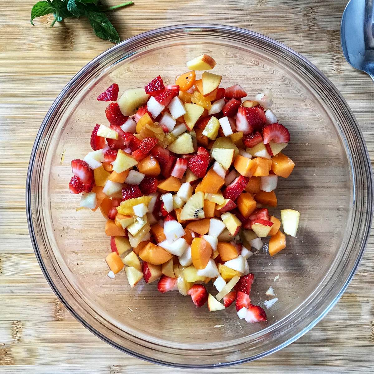 Healthy Fruit Salad Recipe with No Added Sugar - She Loves Biscotti