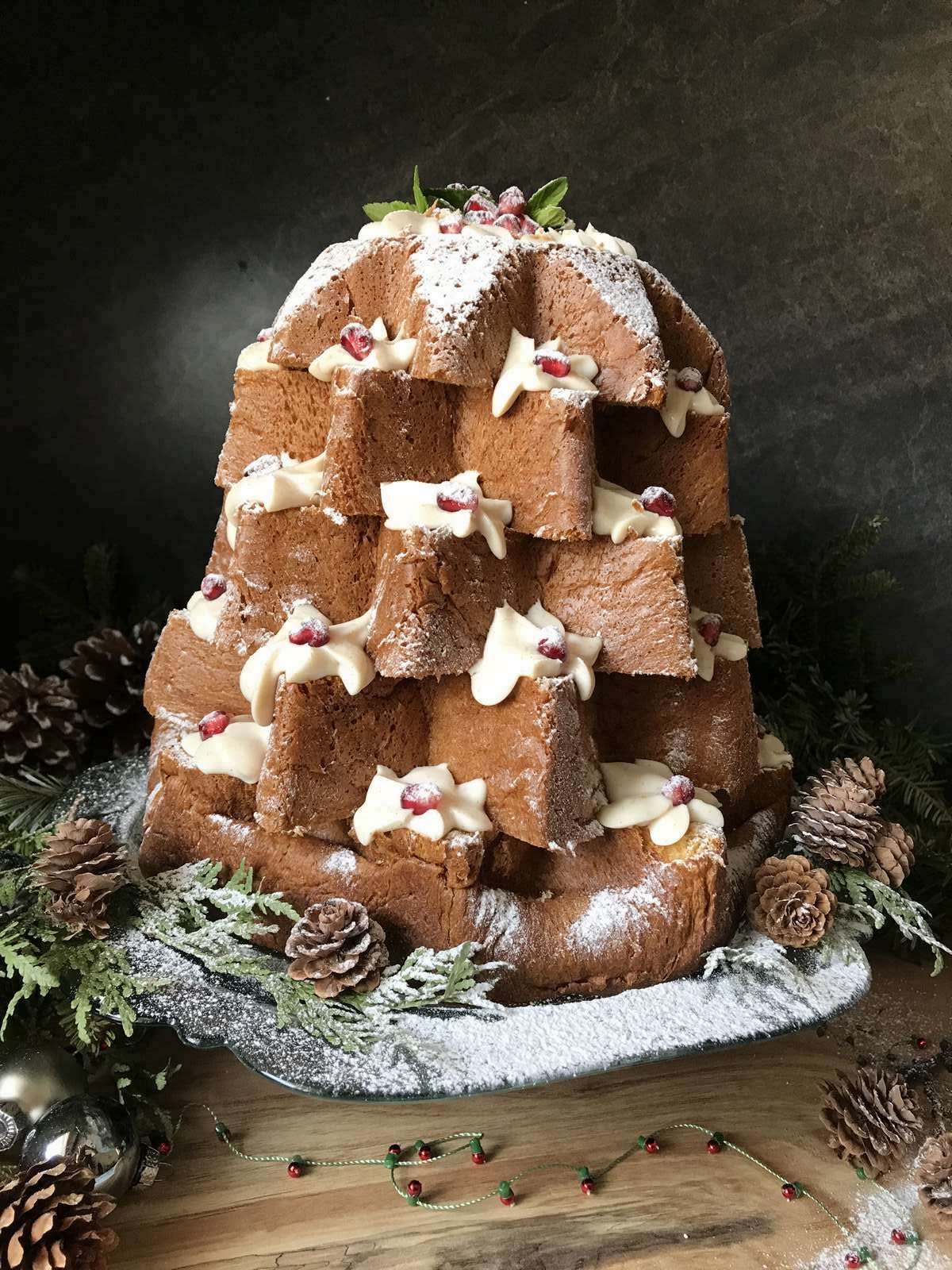 Pandoro Christmas Tree Cake: A No-Bake Dessert - She Loves Biscotti