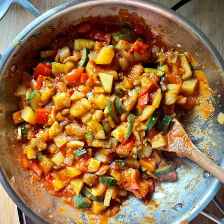 Easy Ciambotta Recipe: Italian Vegetable Stew - She Loves Biscotti
